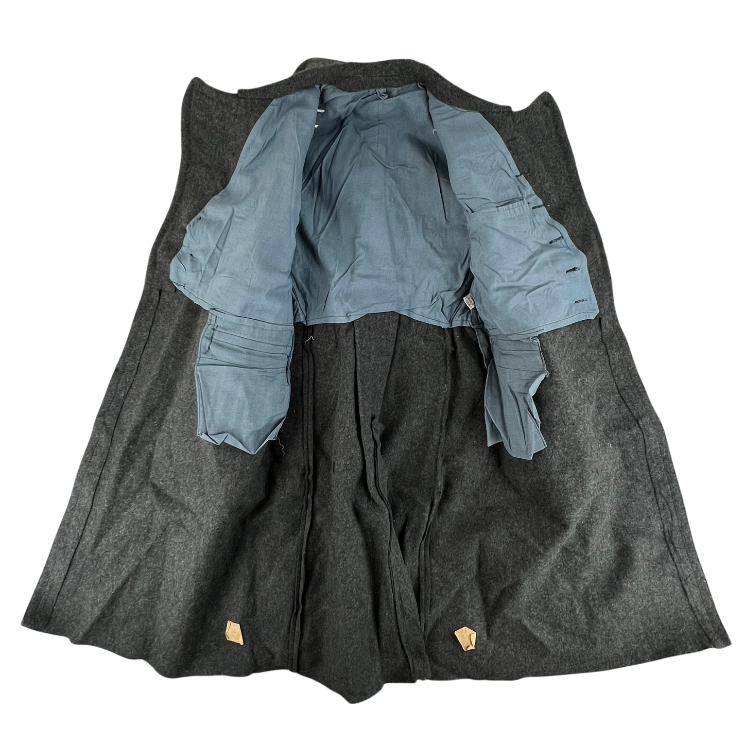 Bulgarian People's Army 70s Grey Wool Greatcoat - Medium