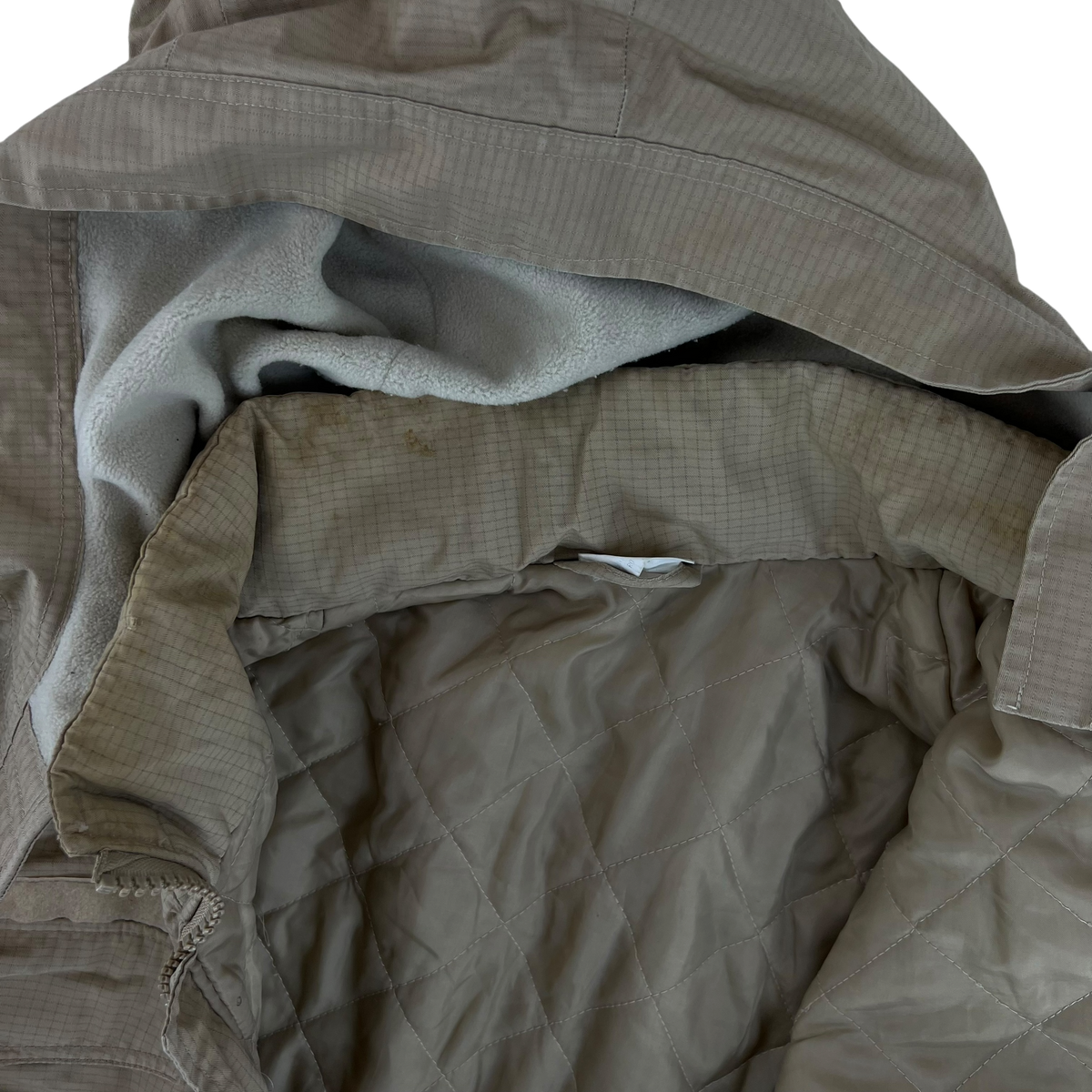Romanian Army Tan Thermal Ripstop Parka Coat - Large