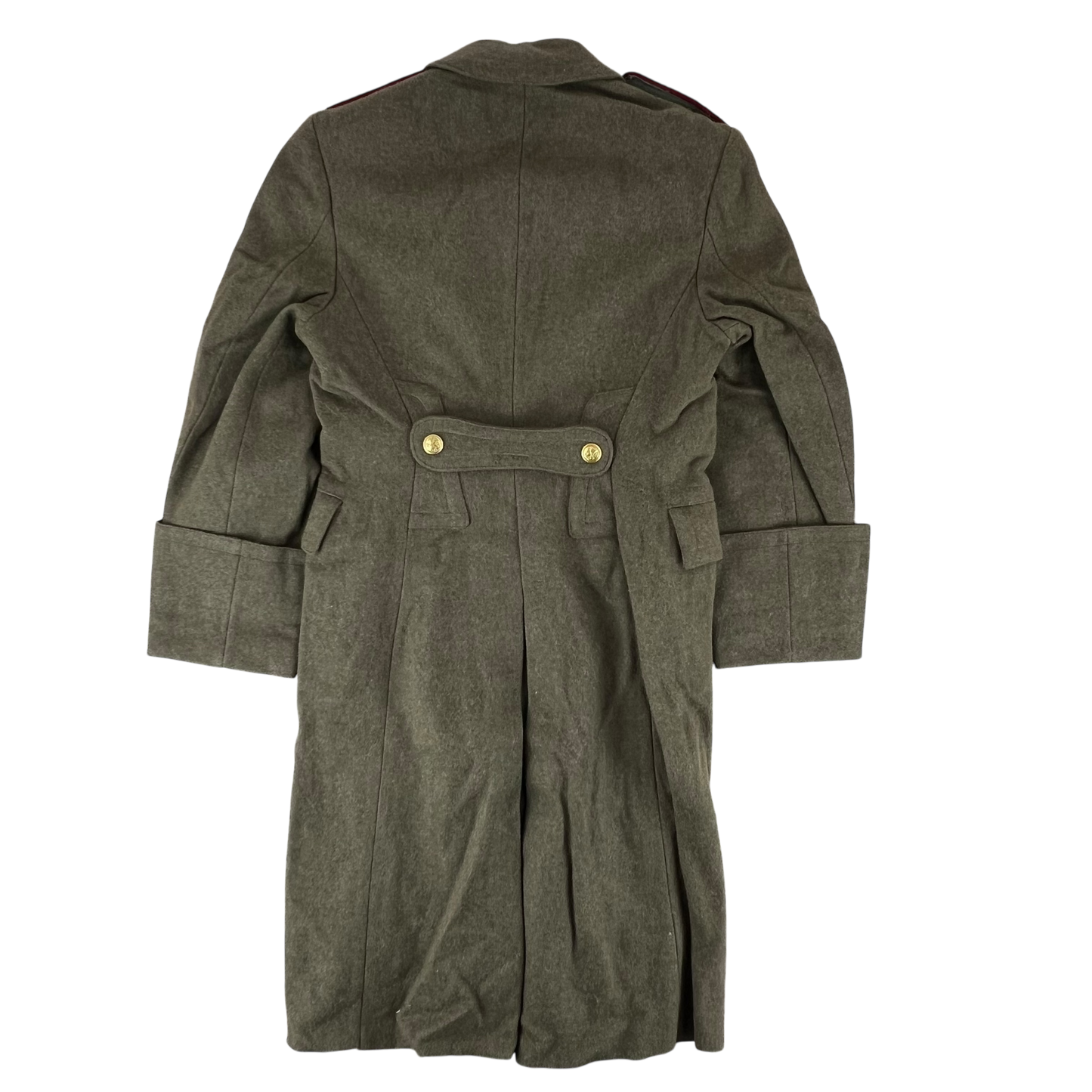 Bulgarian Army Khaki Wool Greatcoat - Medium