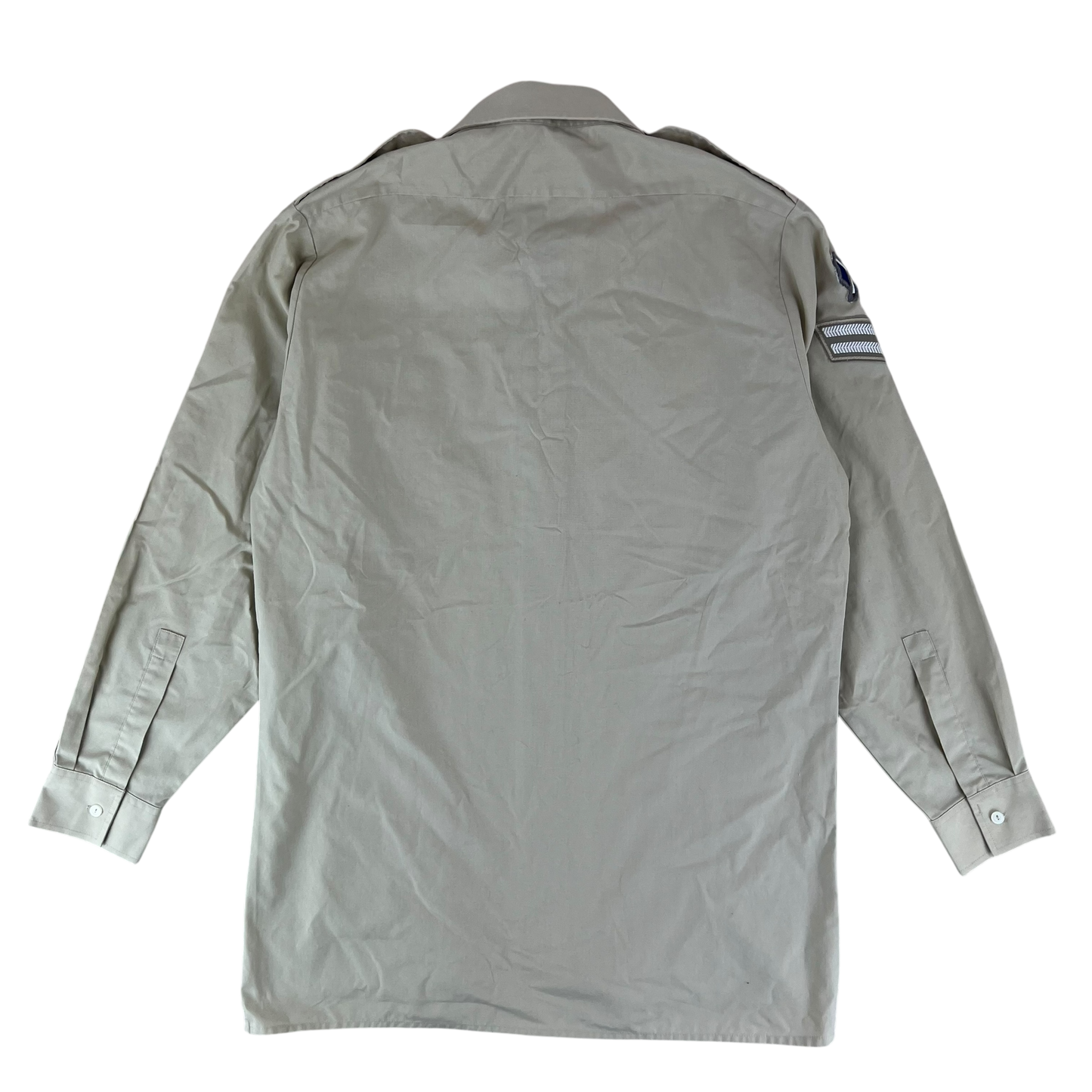 British Army Mens Fawn Shirt Long Sleeve - X Large C43