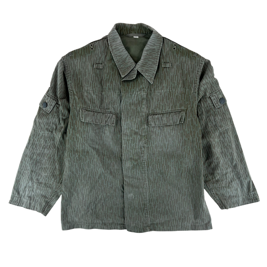 East German Army NVA DDR Raindrop Strichmuster Camouflage Jacket - Medium k48