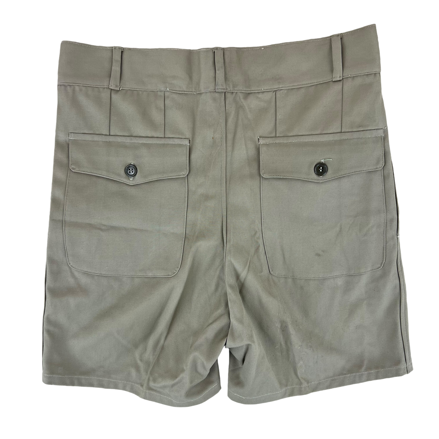 Italian Army Vintage Stone Chino Shorts - W29