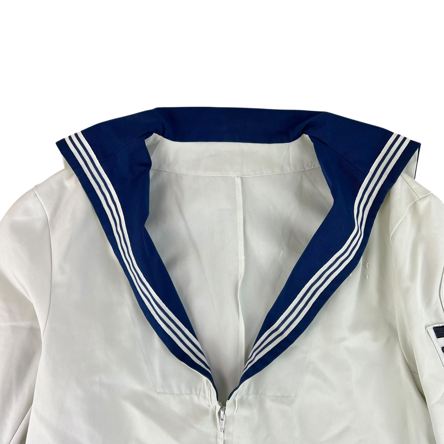 British Royal Navy Class II White Jumper Sailor's Top - X Large 188/124