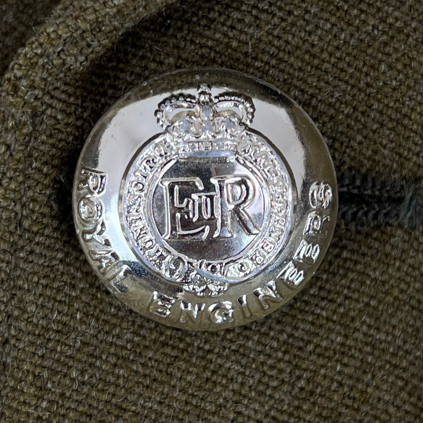 British Army 1980 Pattern No. 2 Olive Green Dress Jacket - Royal Engineers - Medium