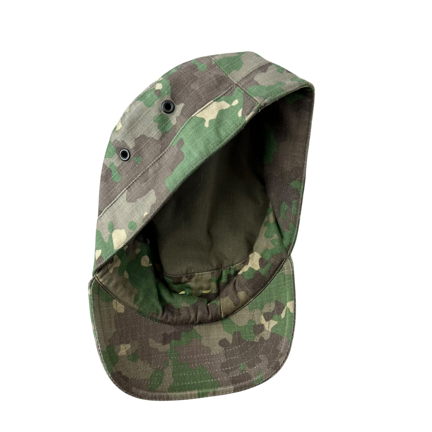 Romanian Army M2017 Woodland Camouflage Cap w/ Badge - Small 56cm