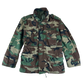 US Army M81 Woodland Camo M65 Cold Weather Field Coat - Large Long