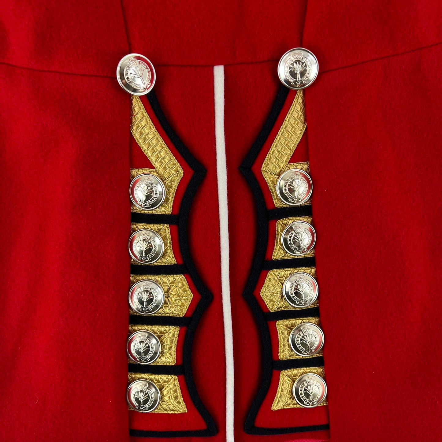 British Army CQMS & Sergeants Bandsman's Tunic Jacket w/ Wings - Welsh Guards - Medium