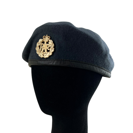 British RAF Beret w/ Badge - Small 55cm