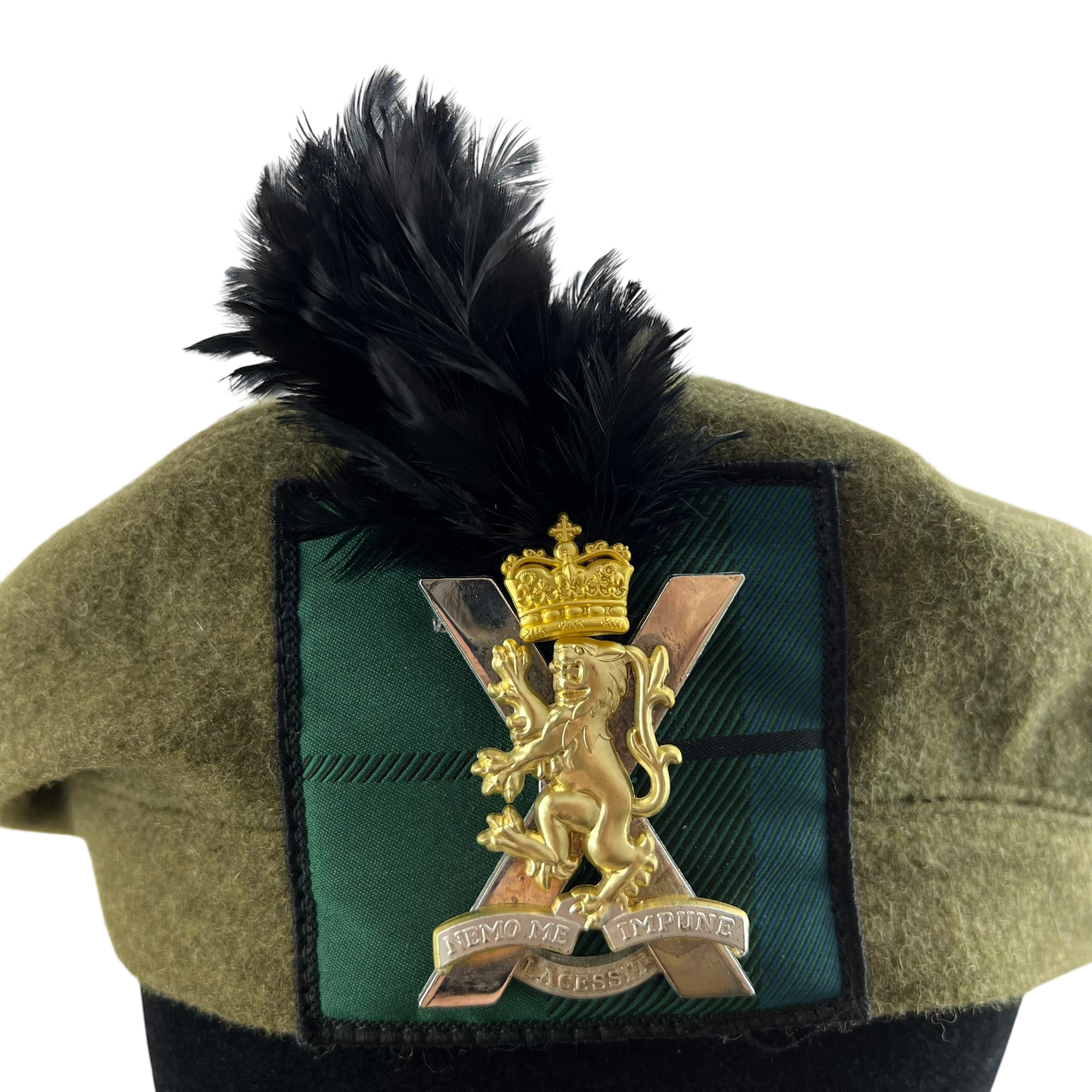 British Army Tam o Shanter w/ Plume - Royal Regiment of Scotland - Large