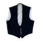 British Royal Navy Black 40s Mess Dress Waistcoat - Large