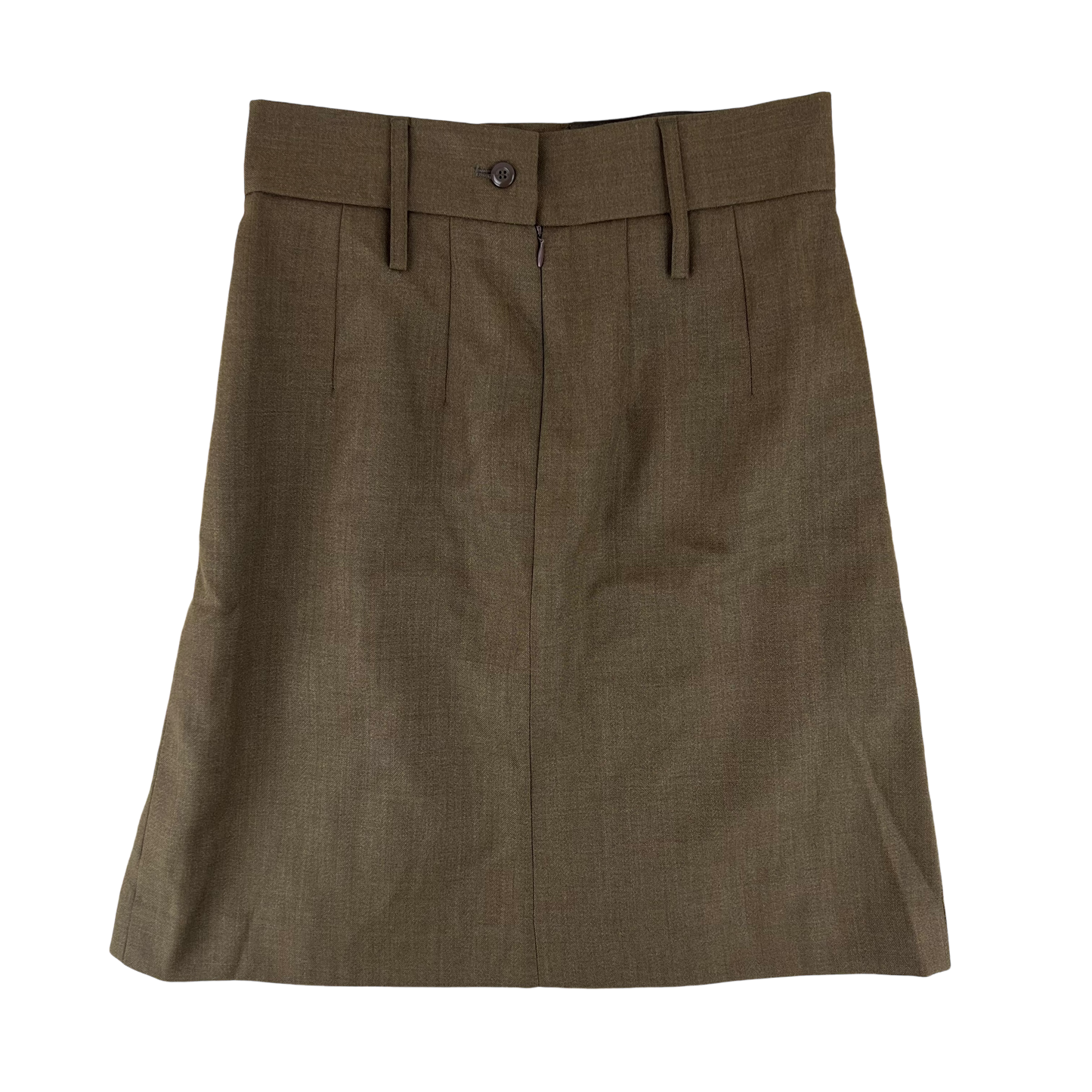 British Army Women's Barracks Brown Ceremonial FAD No. 2 Dress Skirt - W29 L23