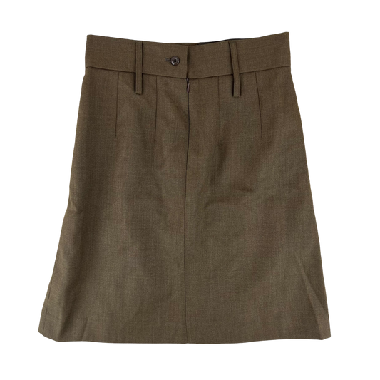 British Army Women's Barracks Brown Ceremonial FAD No. 2 Dress Skirt - W29 L23