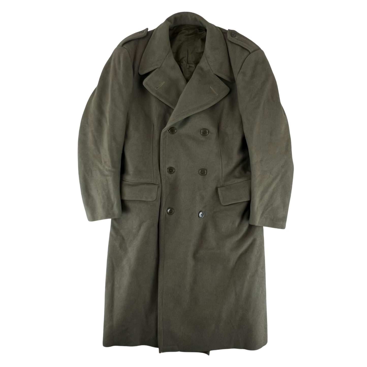 Italian Army 70's Khaki Greatcoat - Large