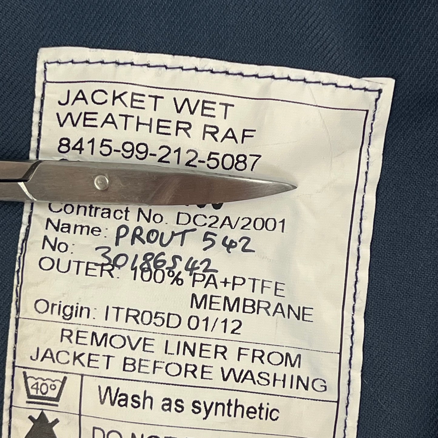 British RAF Wet Weather Jacket w/ Liner
