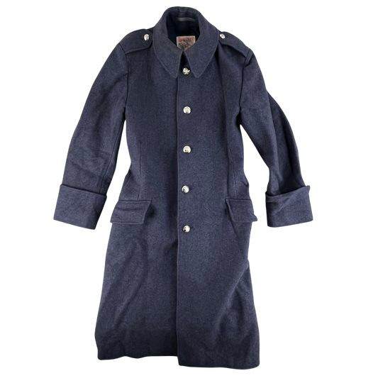 British Army 80s Footguards Wool Greatcoat - Royal Regiment of Wales - Medium 182/92