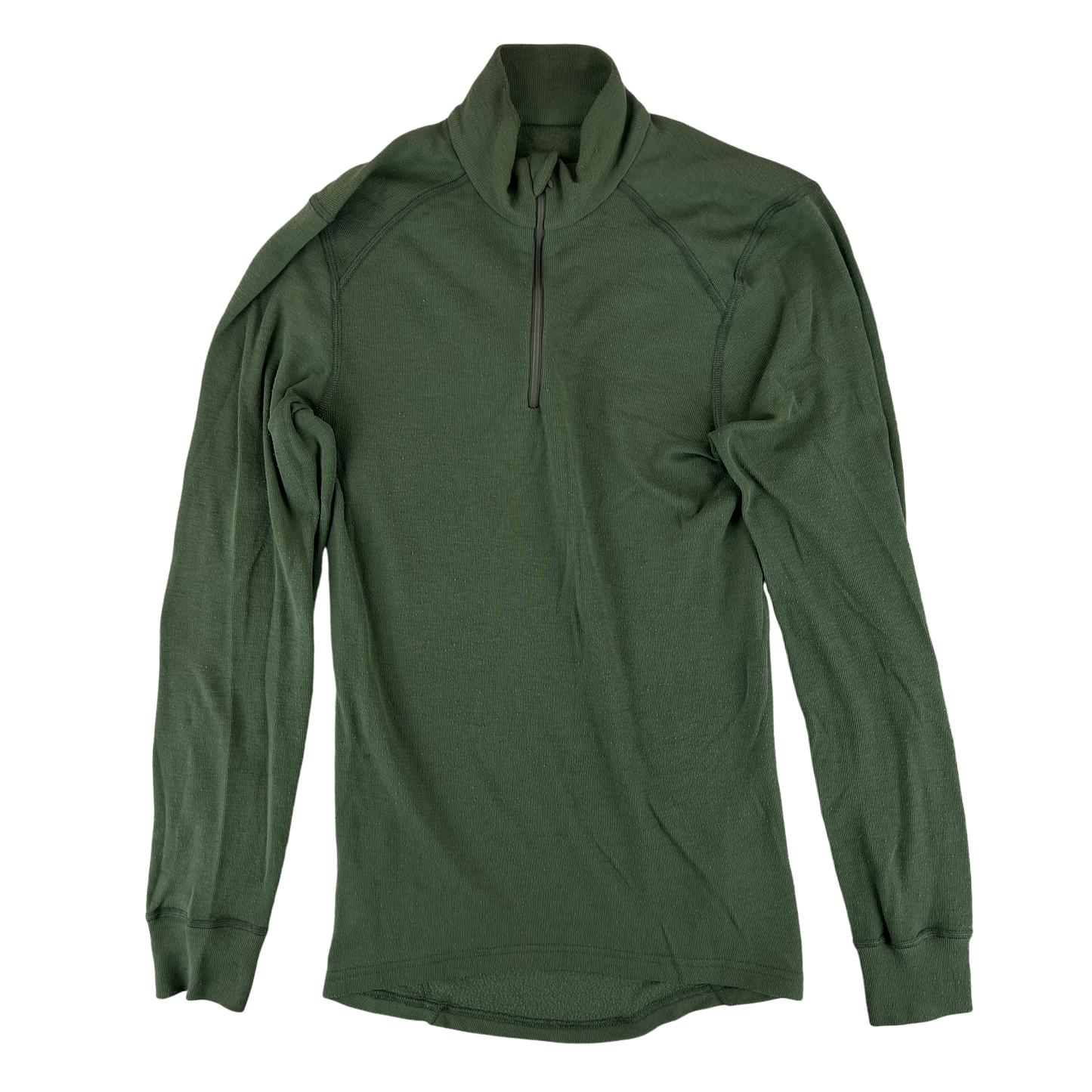 Dutch Army Odlo Thermal Olive Green Undershirt Norgie Pullover - Small