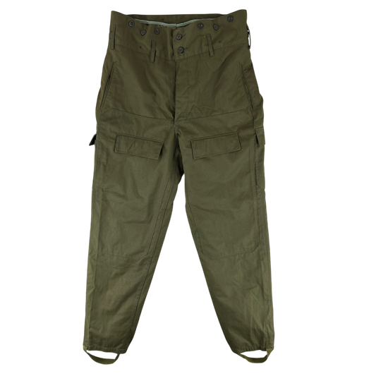 Czechoslovak Army M85 Olive Green Combat Trousers w/ Thermal Liner - W38 L31.5