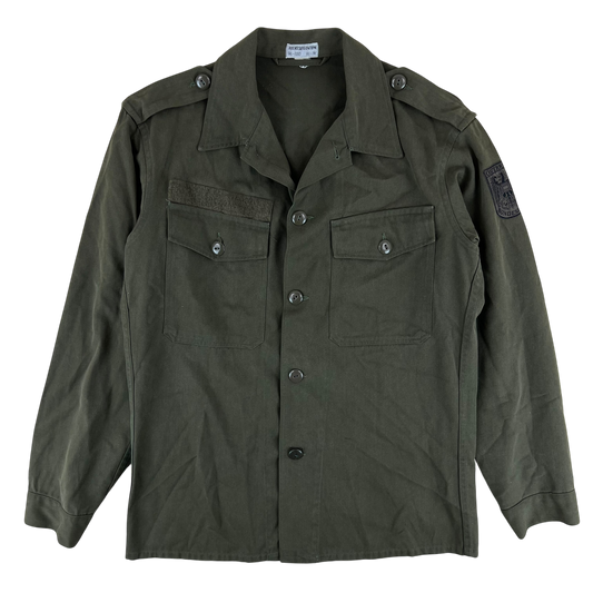 Austrian Army Olive Drab Long Sleeve Field Shirt - Medium 96-100 III-IV