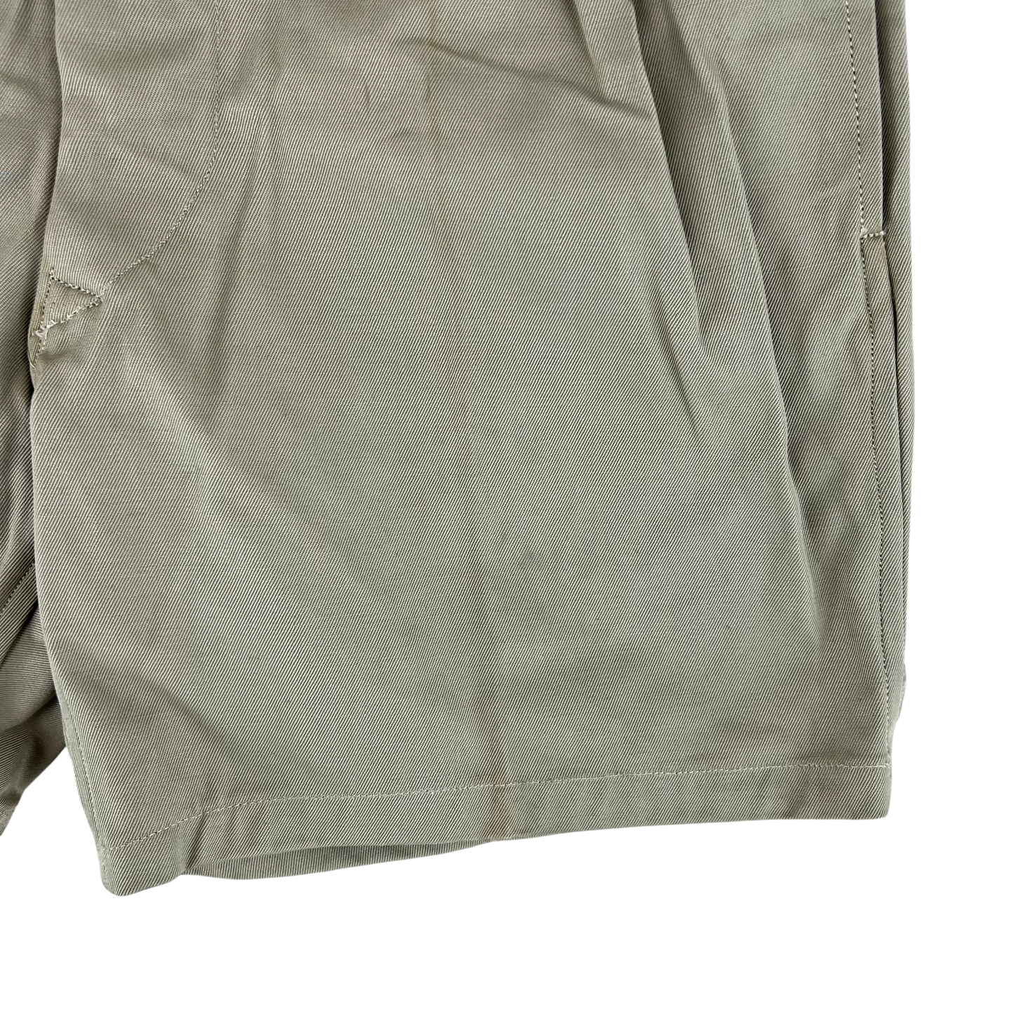 Italian Army 70s Stone Chino Shorts - W27