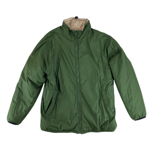 British Army Reversible Thermal Olive Green / Tan Quilted Jacket - Large