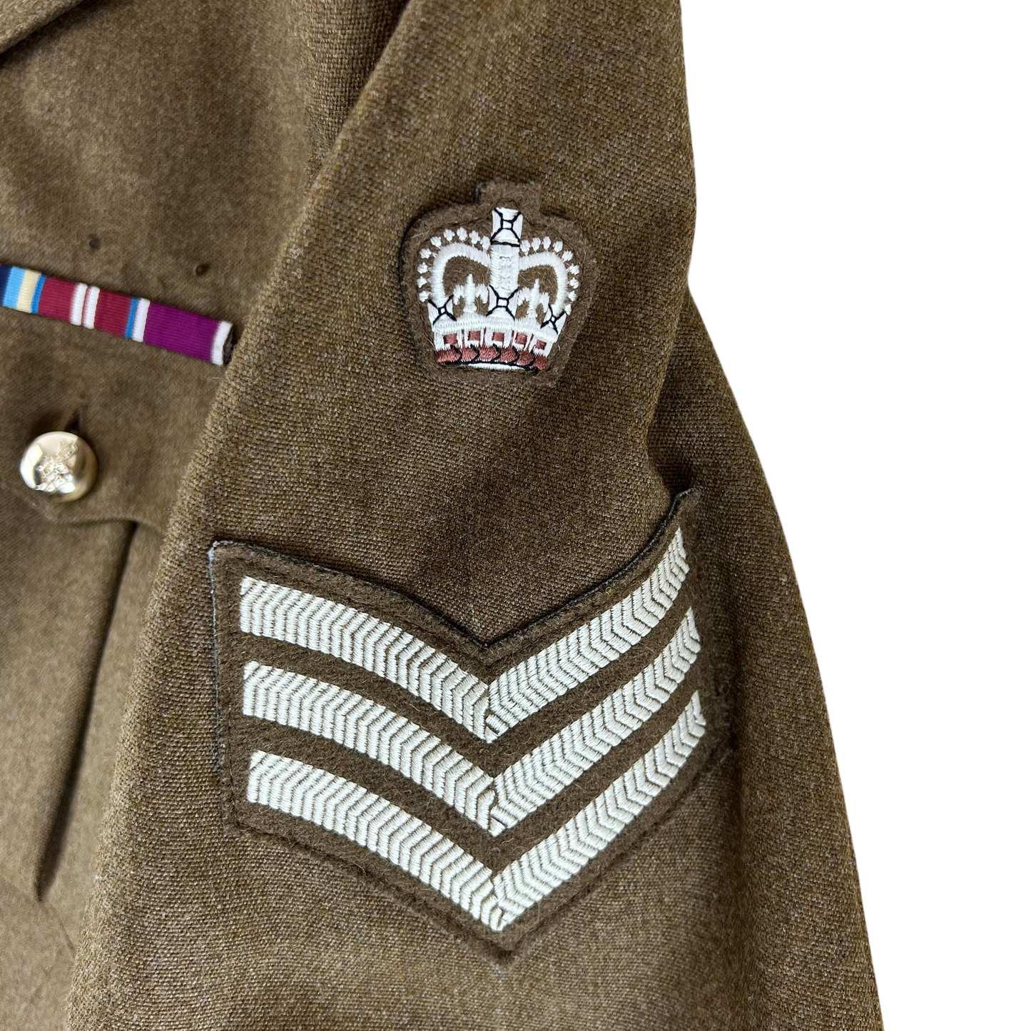 British Army No. 2 Brown Dress Jacket - REME - Large 188/104