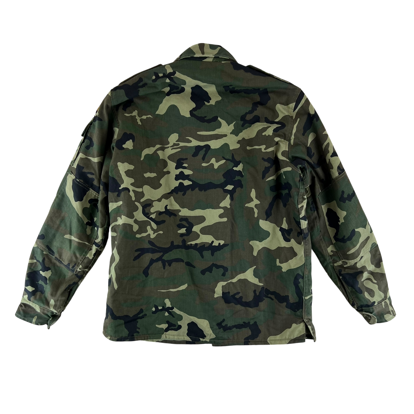 Spanish Army M02 Leaf Camouflage Quilted Jacket - Large