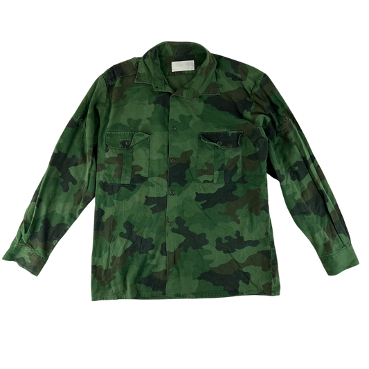 Serbian Army M93 Oak Leaf Camouflage Shirt - Large