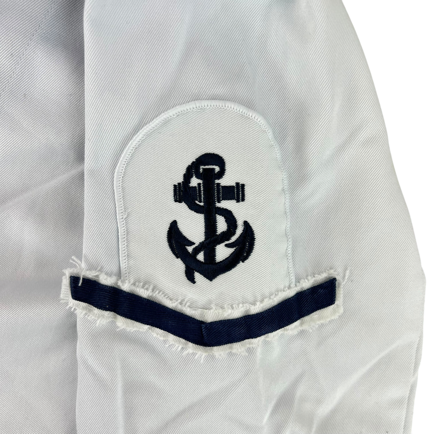 British Royal Navy Class II White Jumper Sailor's Top - Large 188/112