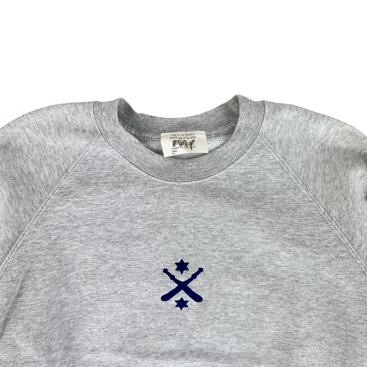 British Army PTI Grey Sweatshirt Jumper - Large