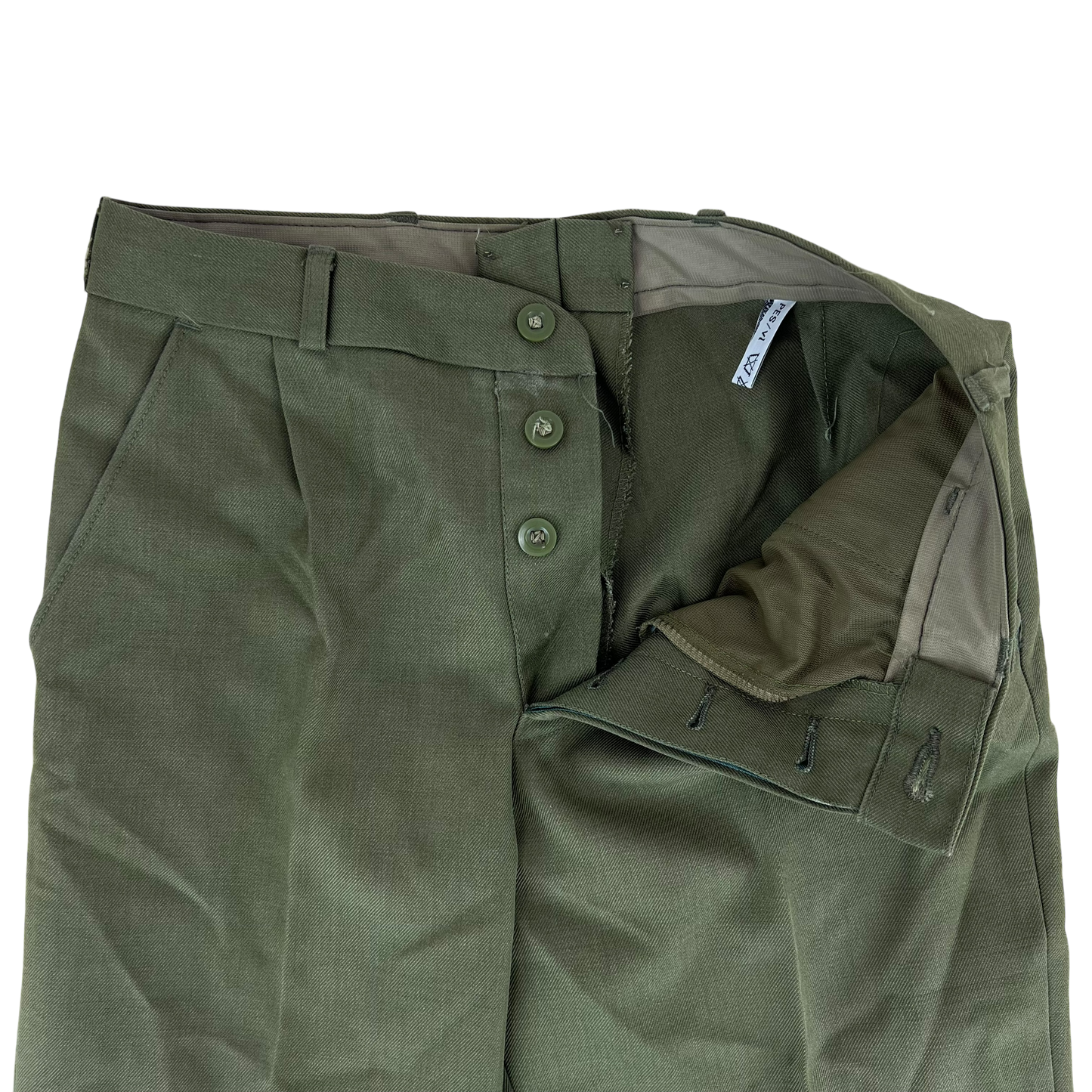 Slovak Army M97 Olive Green Dress Trousers - W26.5 L32