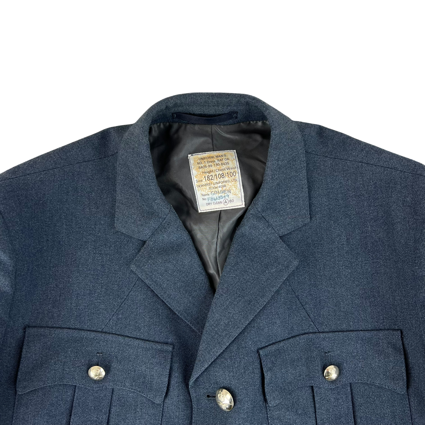 British Royal Air Force No. 1 Dress Jacket - Large 182/108