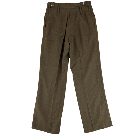 British Army No. 2 FAD Barracks Brown Women's Slacks Trousers - W28 L29