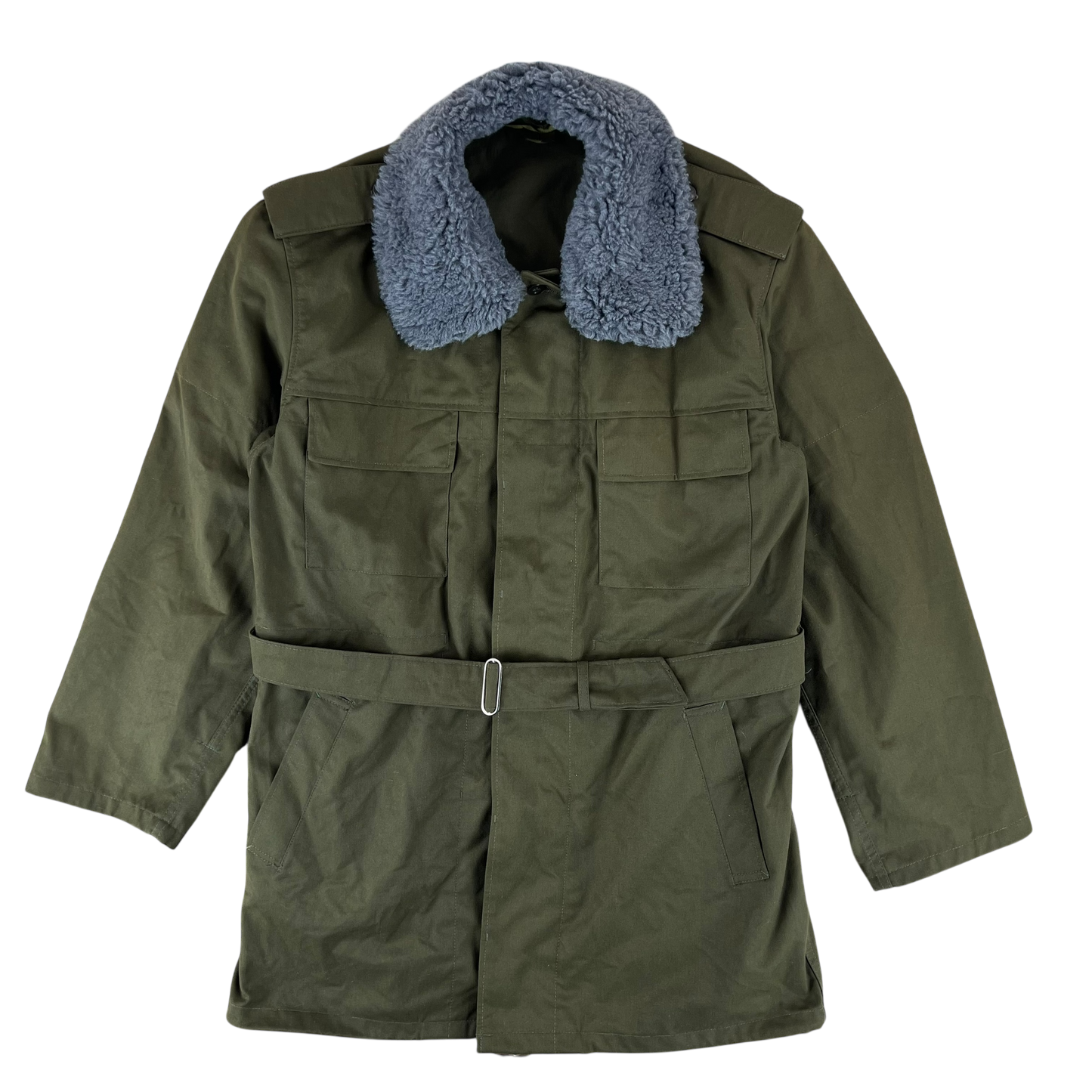 Czech Army Olive Green M85 Field Parka w/ Fur Collar - Medium 172/100