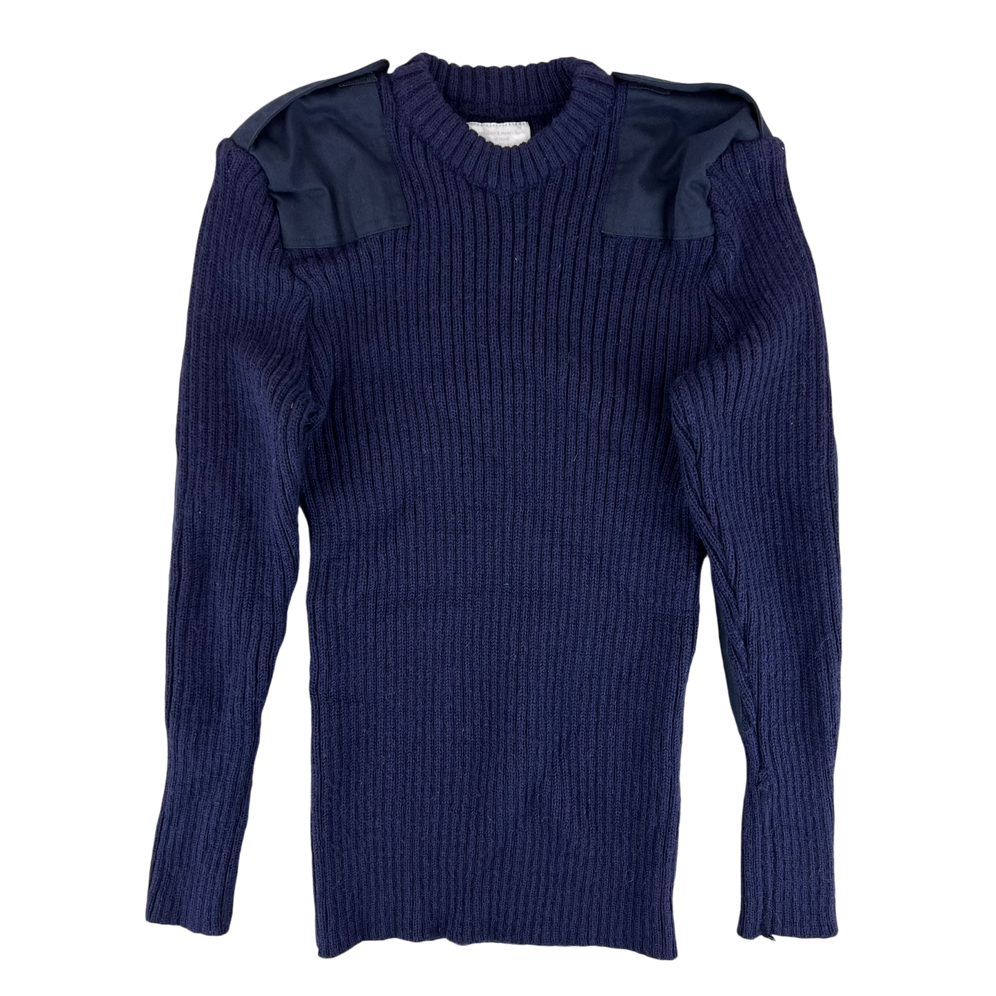 British Royal Navy Wool Crew Neck Pullover Jersey Jumper - Medium 96cm