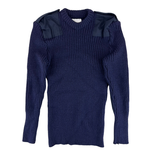 British Royal Navy Wool Crew Neck Pullover Jersey Jumper - Medium 96cm