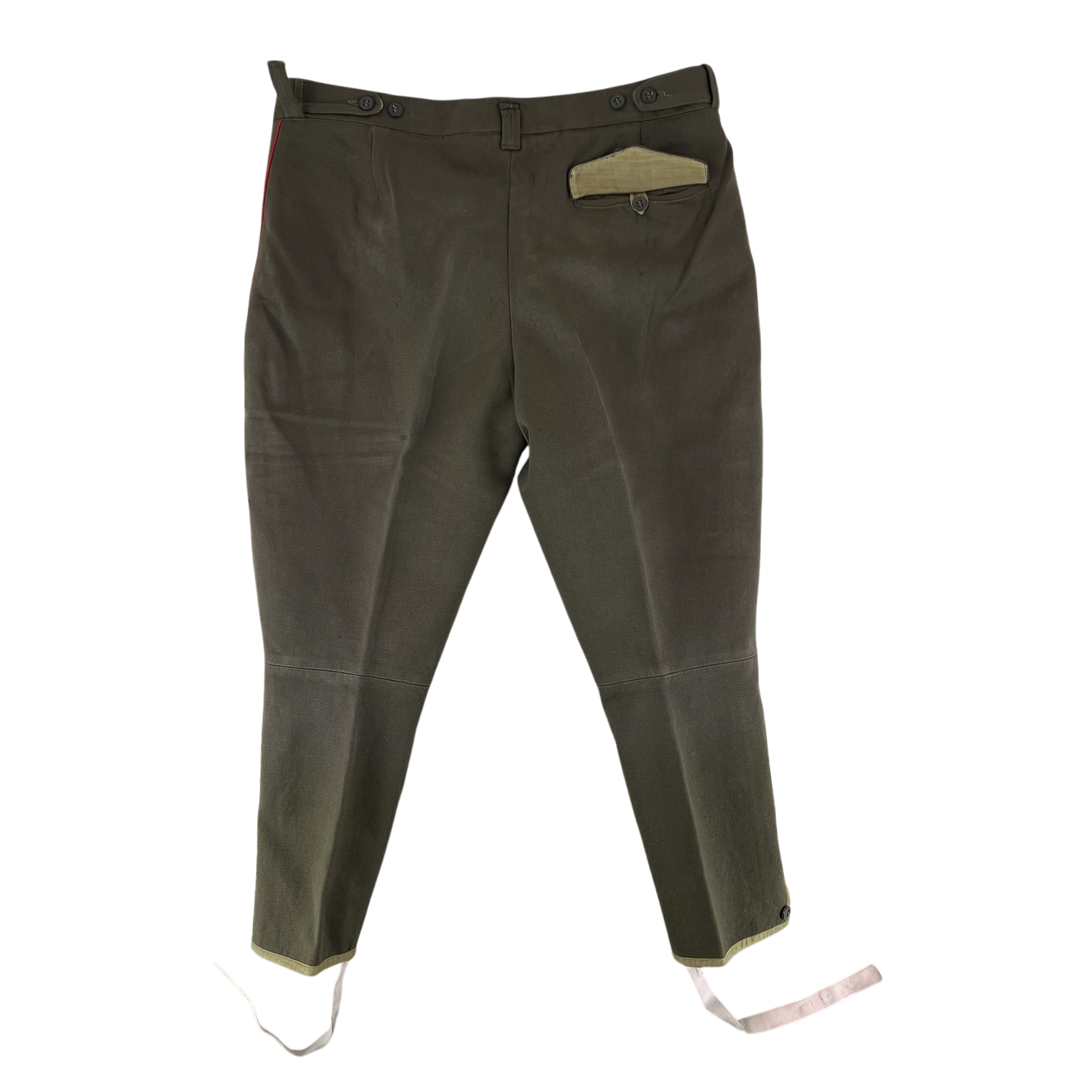 Soviet Red Army M69 Khaki Cavalry Dress Trousers - W36 L25.5