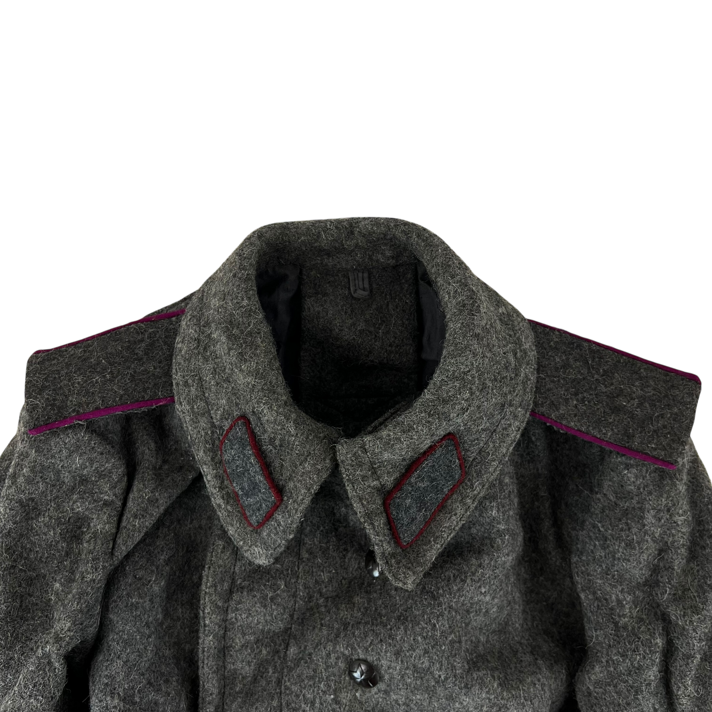 Bulgarian People's Army 50s Grey Wool Greatcoat - Small