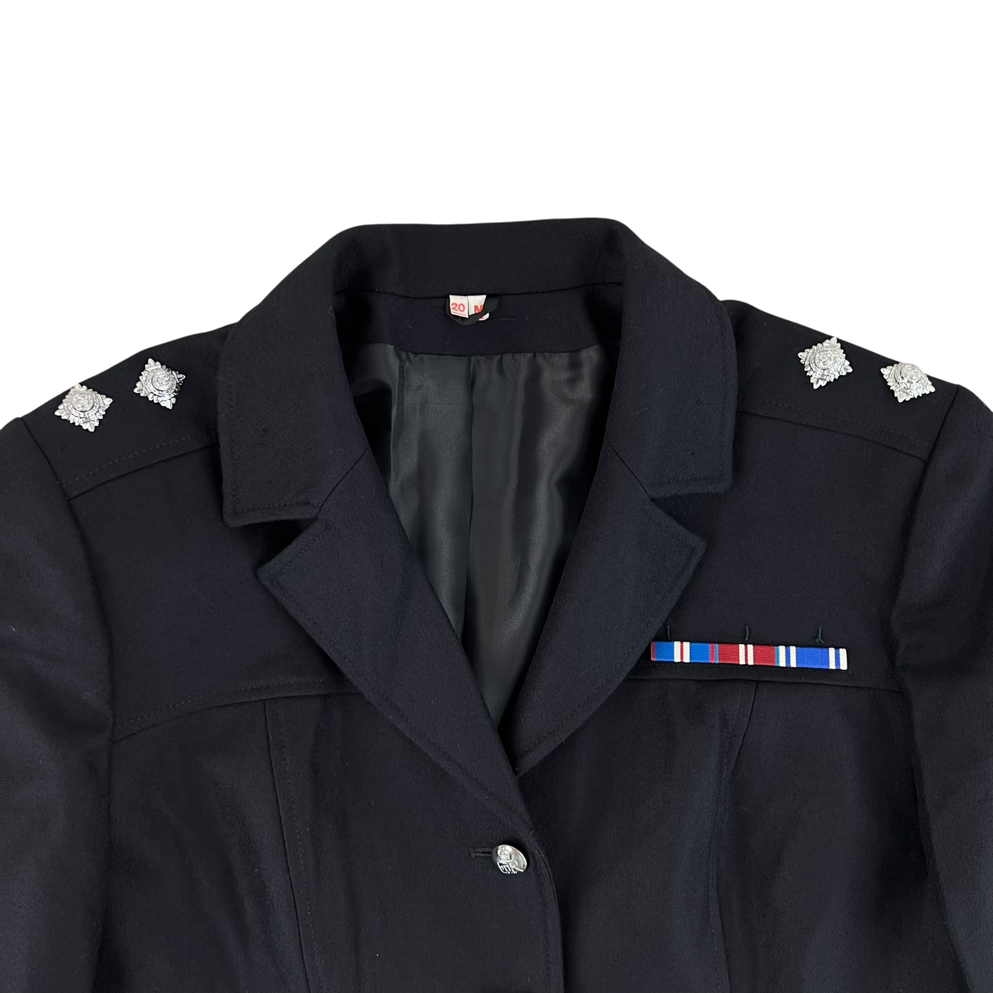 British Police Women's Black Dress Jacket - Medium