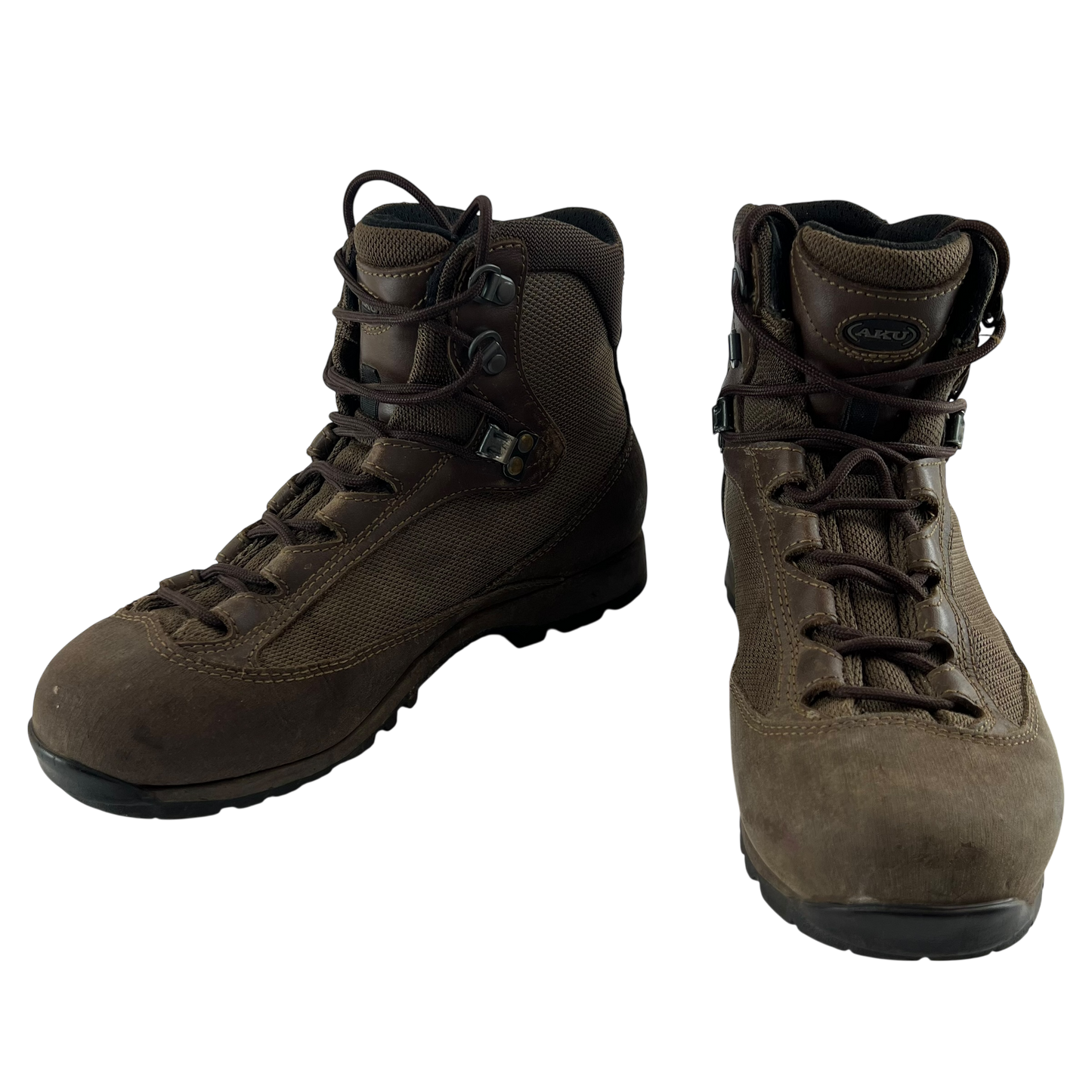British Army AKU Brown Combat Boots - Size 5M