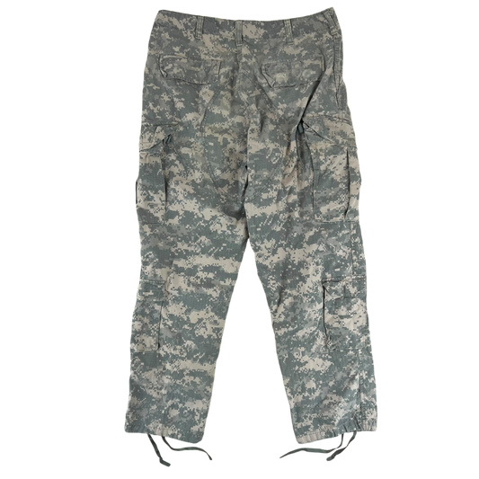 US Army UCP Pixel Camo ACU BDU Ripstop Combat Trousers - W35 L31