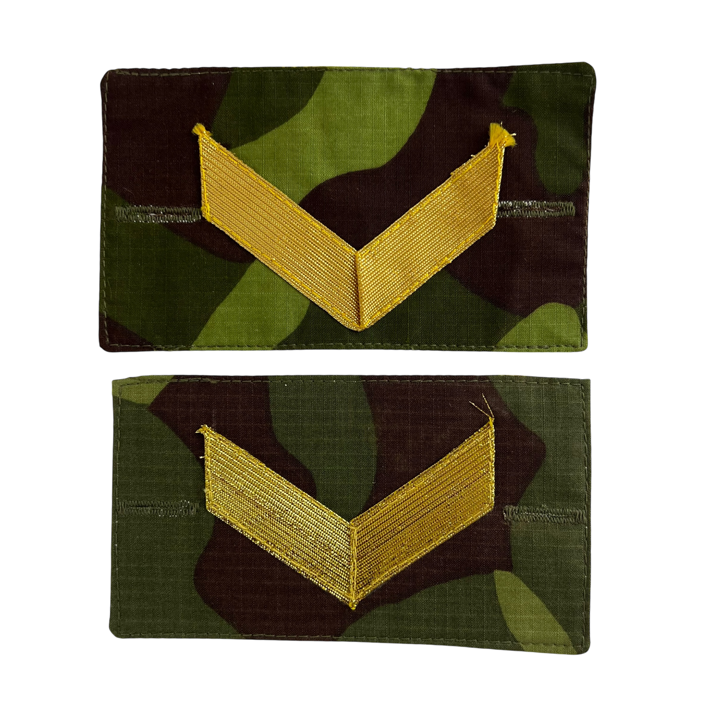 Finnish Army M91 Camo Pair of Corporal Rank Cuff Tabs