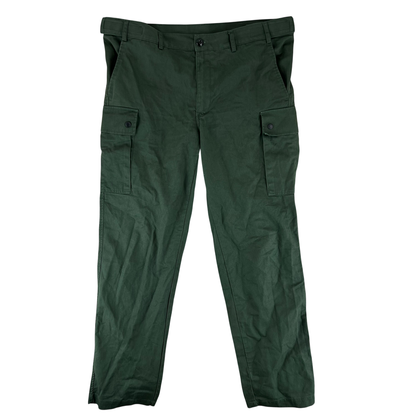 Dutch Army Forest Green Fatigues Cargo Trousers - W43 L34