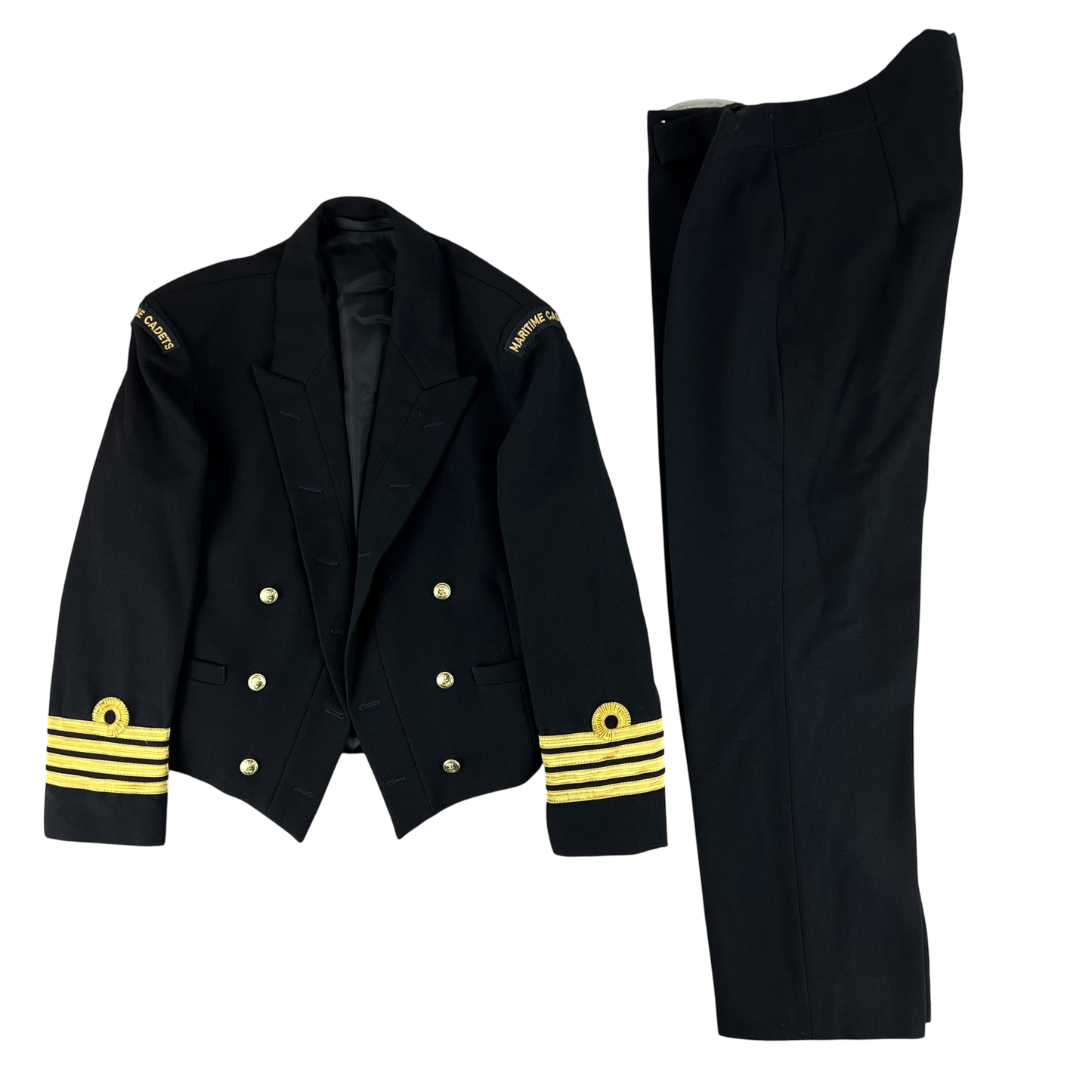 British Royal Navy 80s No. 7 Mess Dress Uniform - Medium