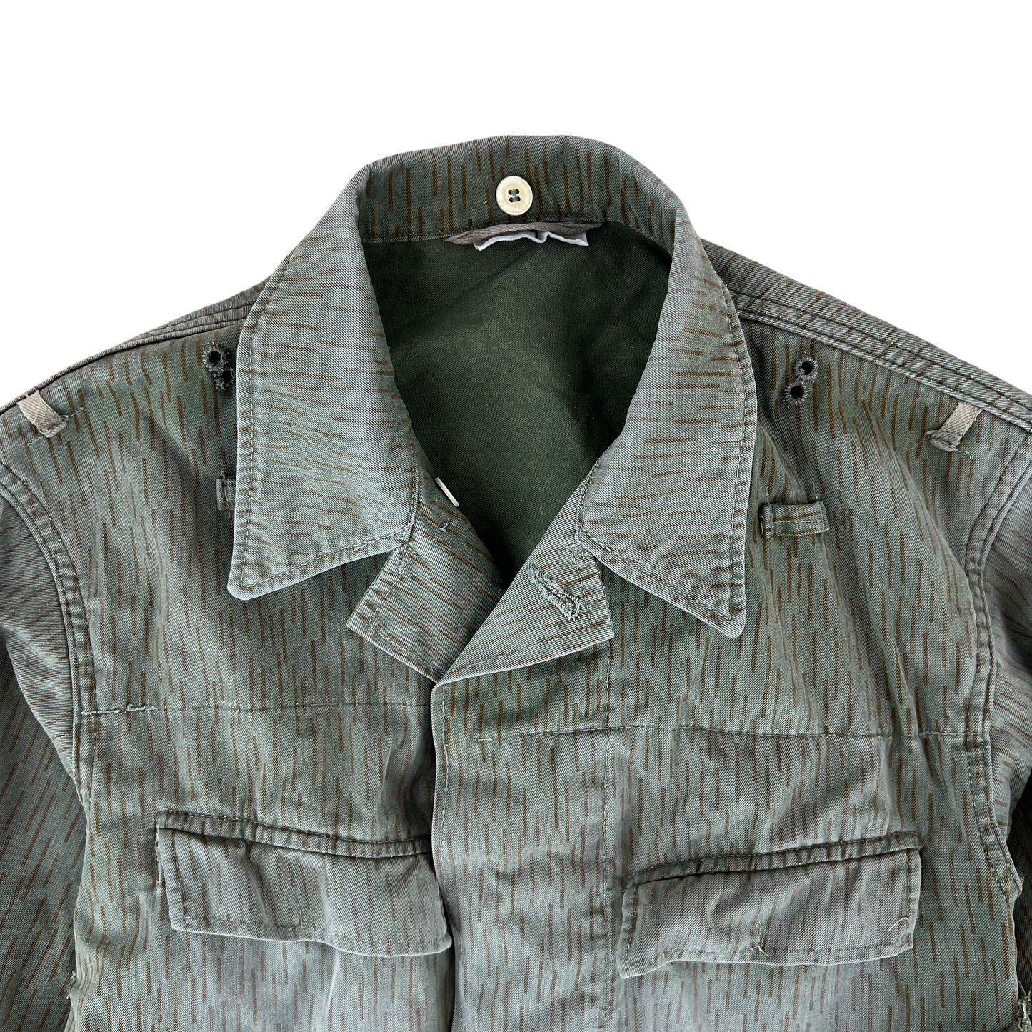 East German Army NVA DDR Raindrop Strichmuster Camouflage Jacket - Medium m44