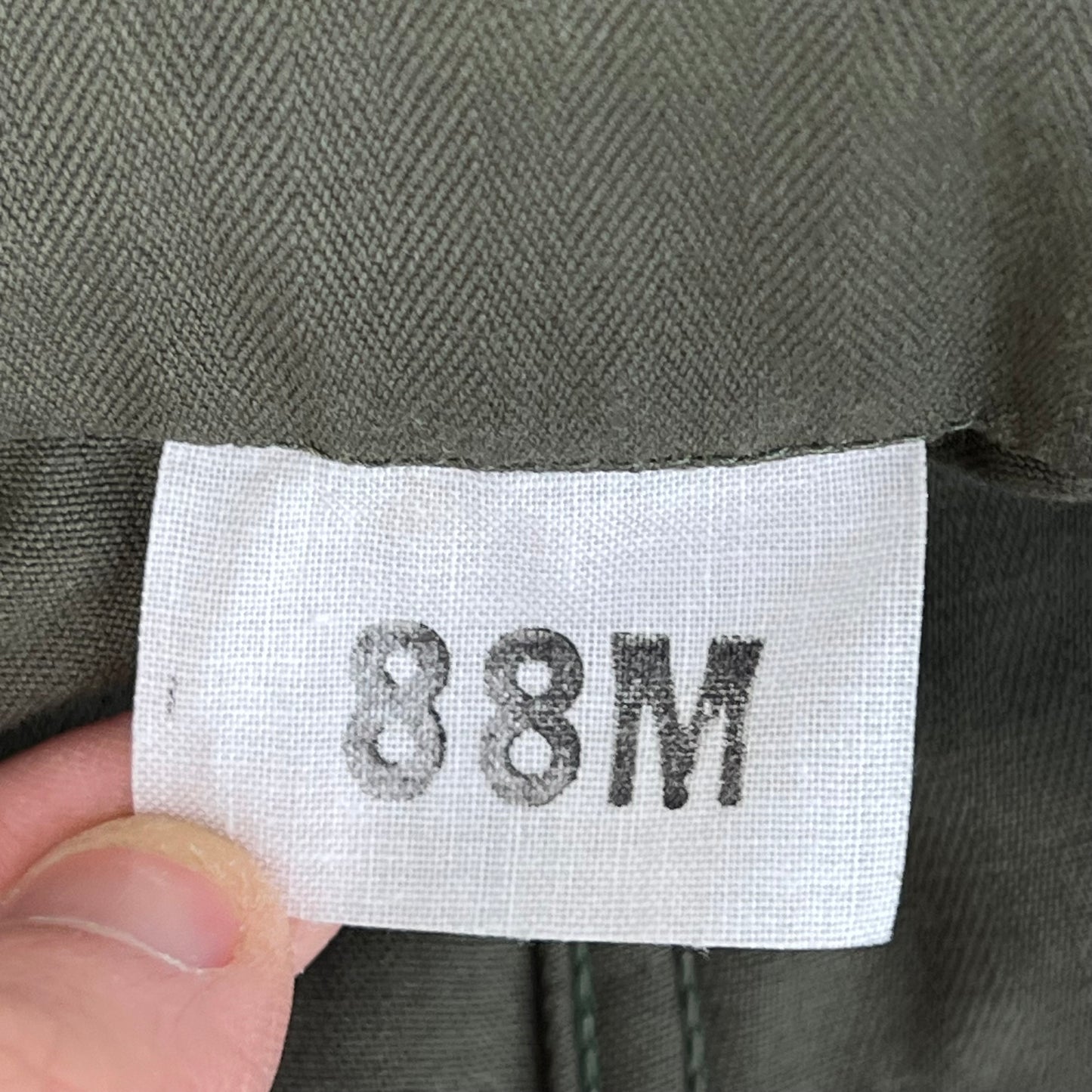 French Army F1 Olive Green Tank Coveralls - Small 88M