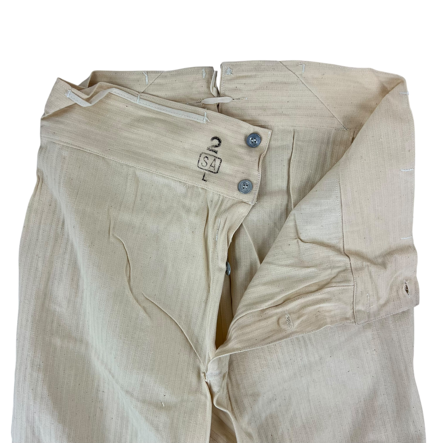 Finnish Army WW2 Medical Pyjama Bottoms - W33 L29.5