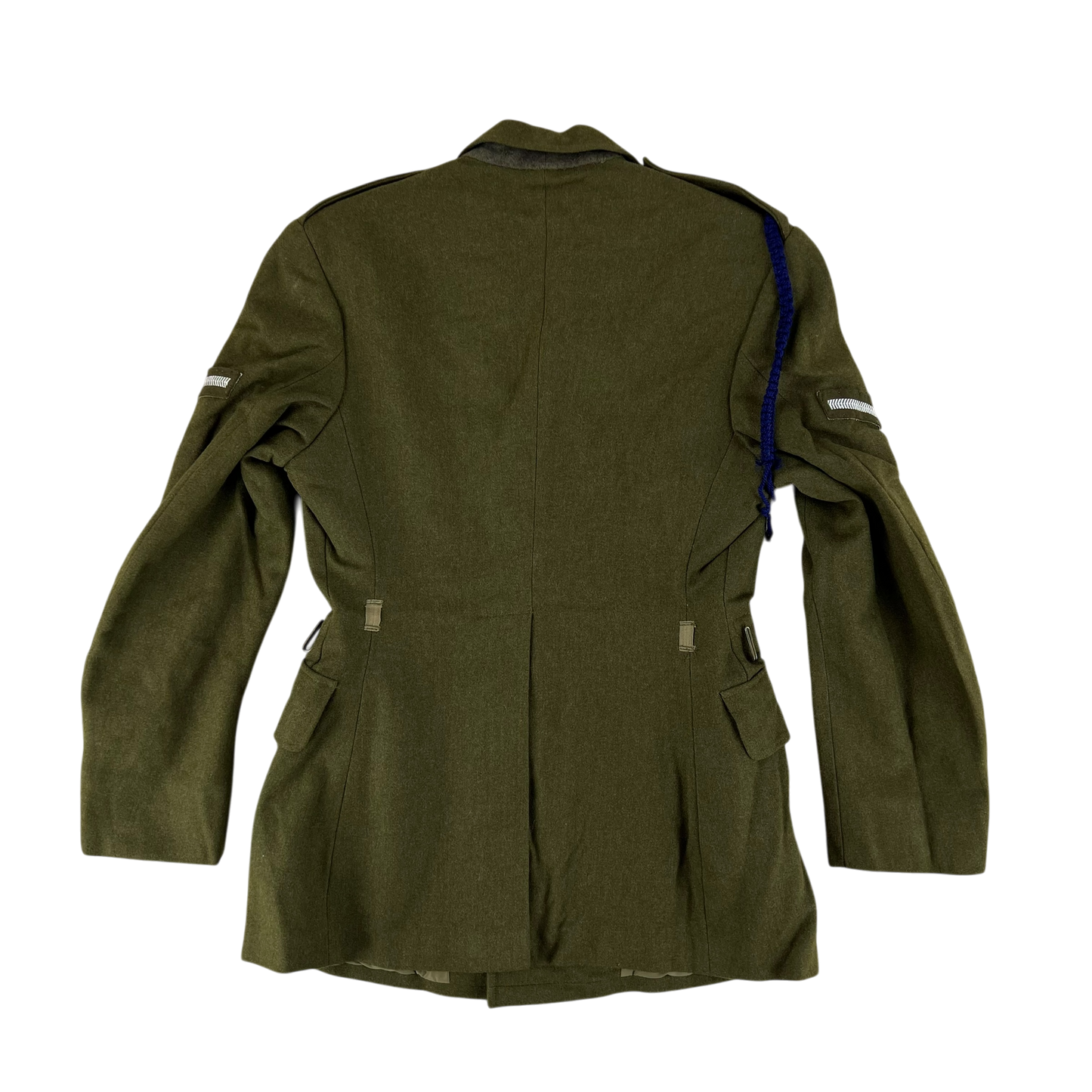 British Army Old Pattern No. 2 Olive Green Dress Jacket - Royal Signals - Small SIZE 21