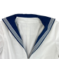British Royal Navy Class II White Jumper Sailor's Top - Medium 176/100
