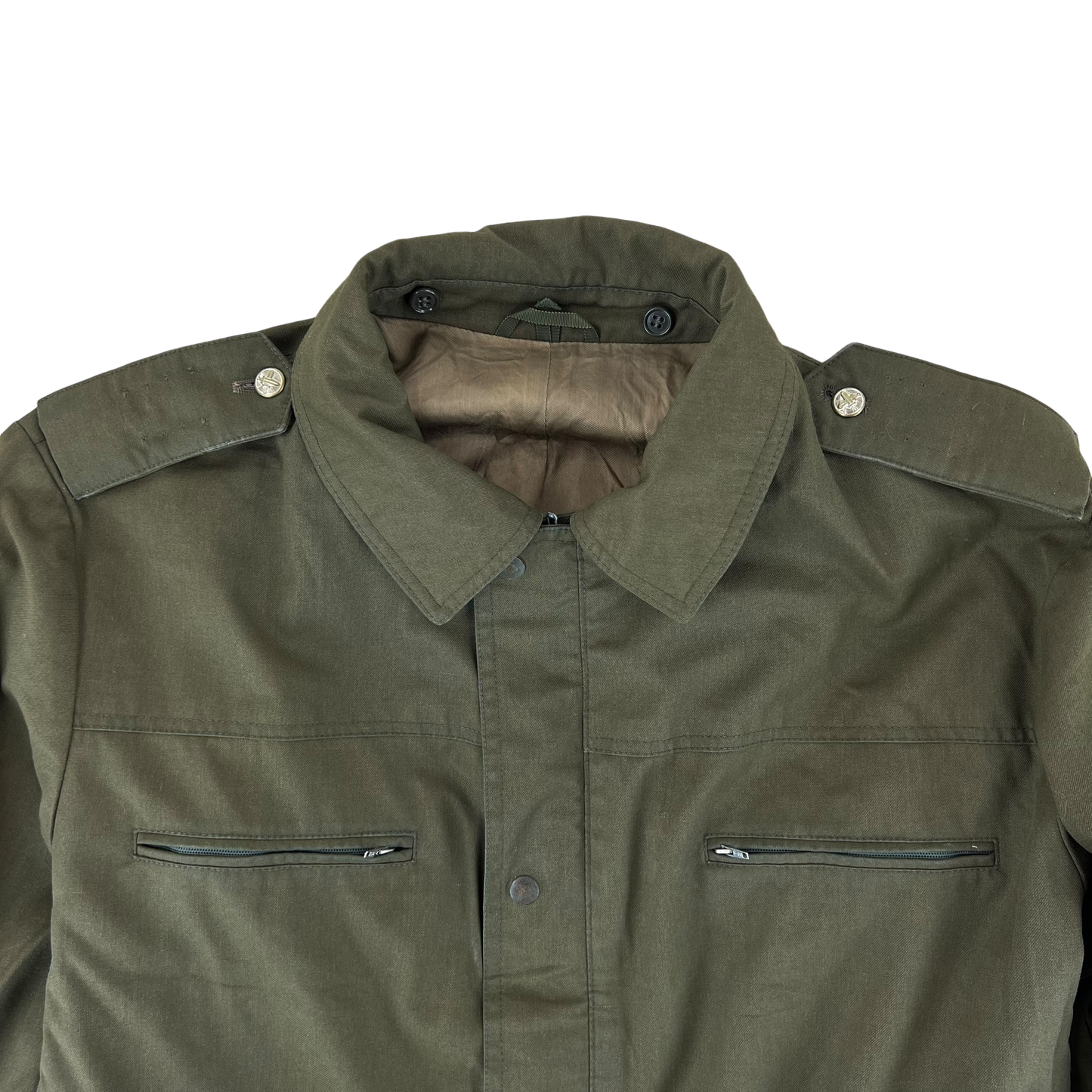 Czechoslovak Army M85 Guard's Coat Olive Green - X Large