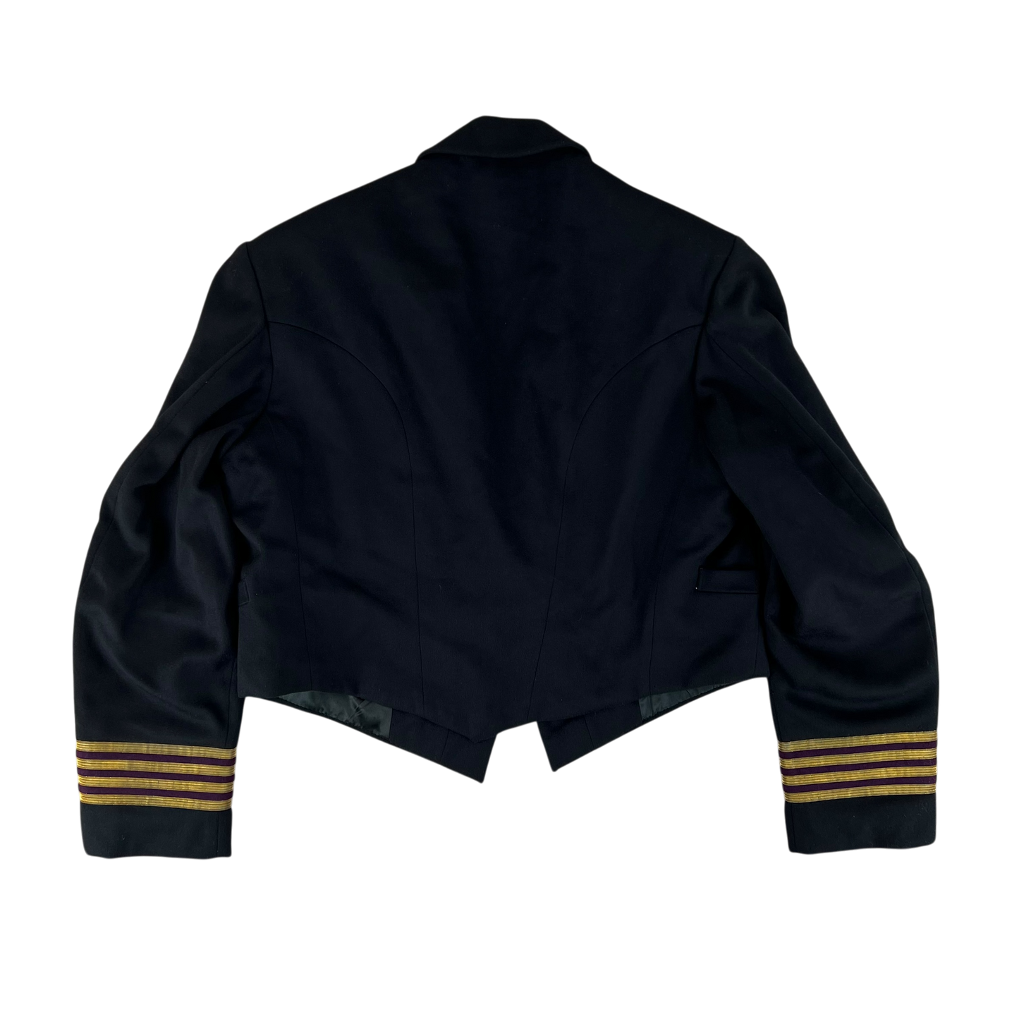 British Royal Navy 70s Mess Dress Jacket - Royal Fleet Auxiliary - Large